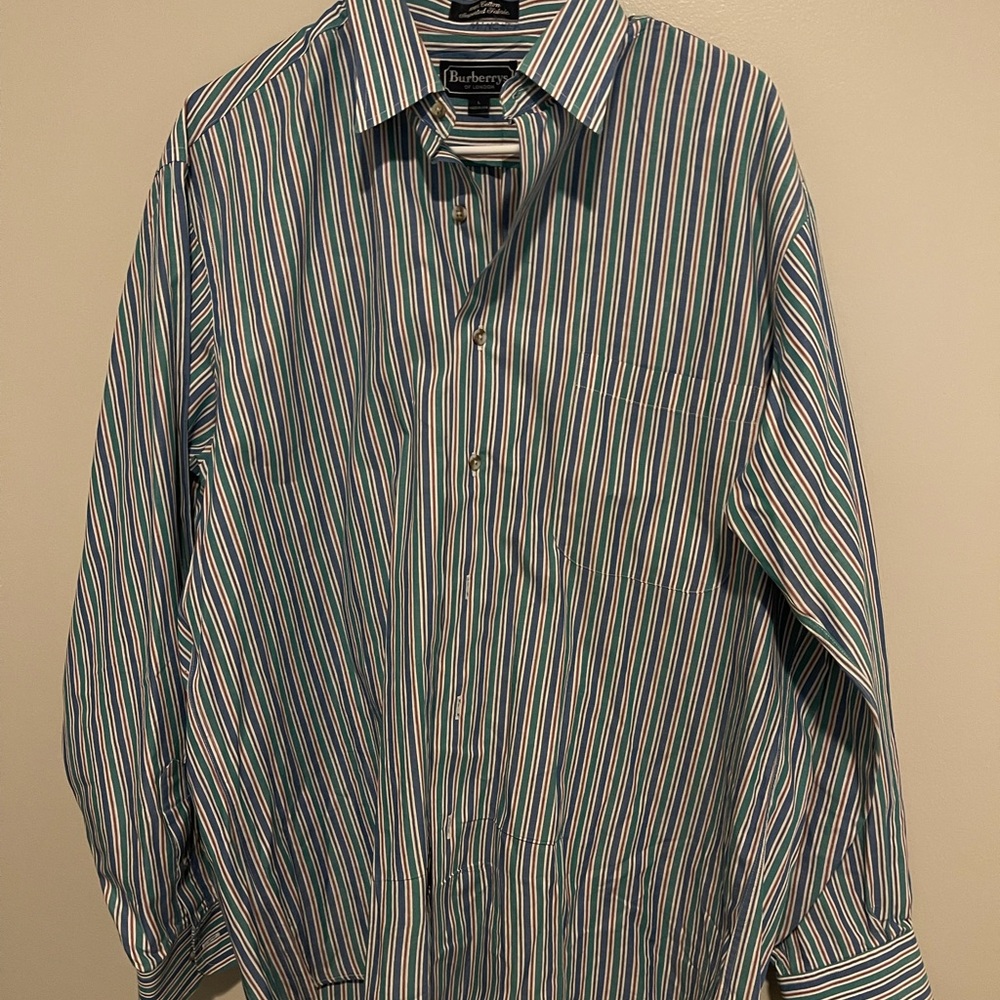 Vintage Burberrys Mens Button Down
